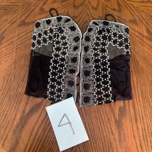 Only Hearts NYC black Bustier‎ NWT